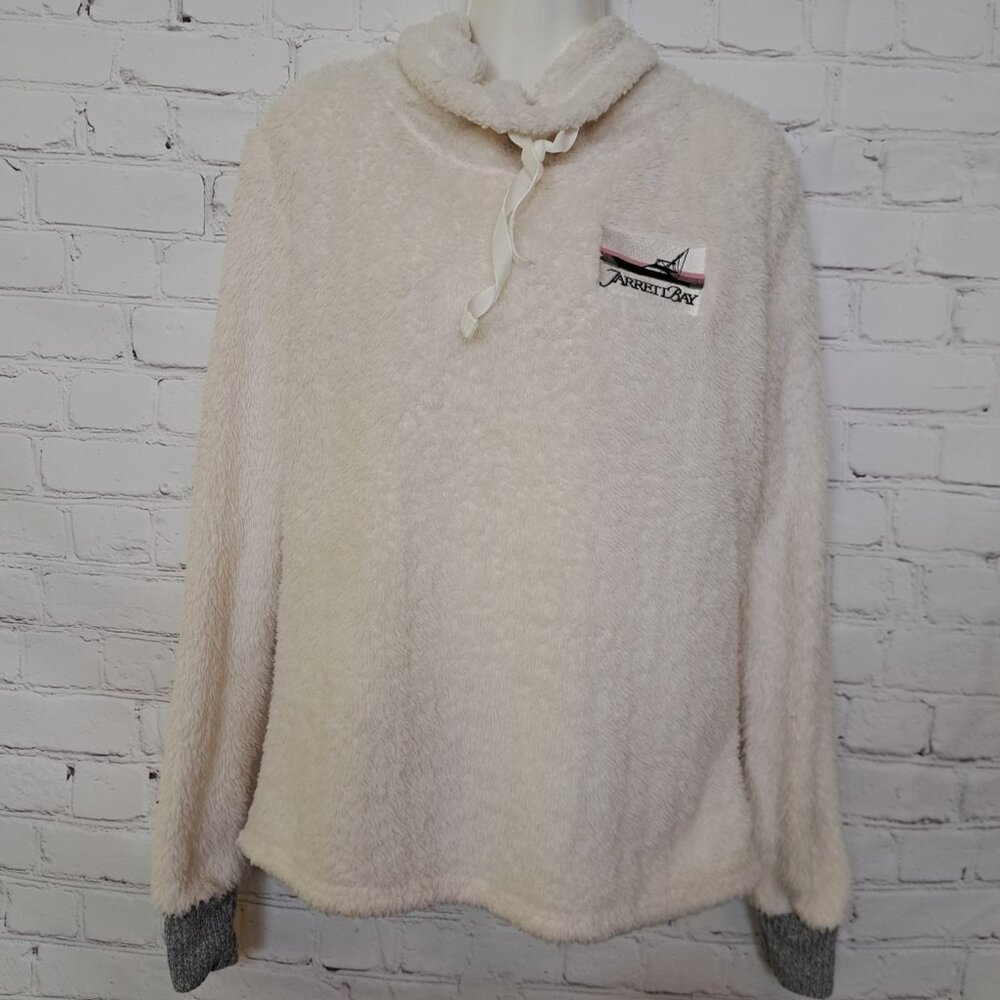 Jarret Bay  Sherpa Pullover Hoddie Size Small